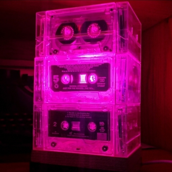 Handmade Other - Hand-crafted Cassette Tape Lamp Retro Y2K